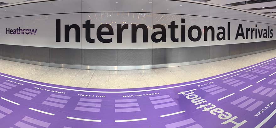 Heathrow Airport terminal